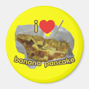 I Love (Heart) Banana Pancake ... Thai Street Food Magneet