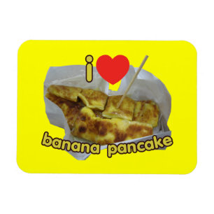 I Love (Heart) Banana Pancake ... Thai Street Food Magneet