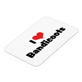 I Love Heart Bandicoots Magneet (Linkerzijde)