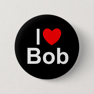 I Love (Heart) Bob Ronde Button 5,7 Cm
