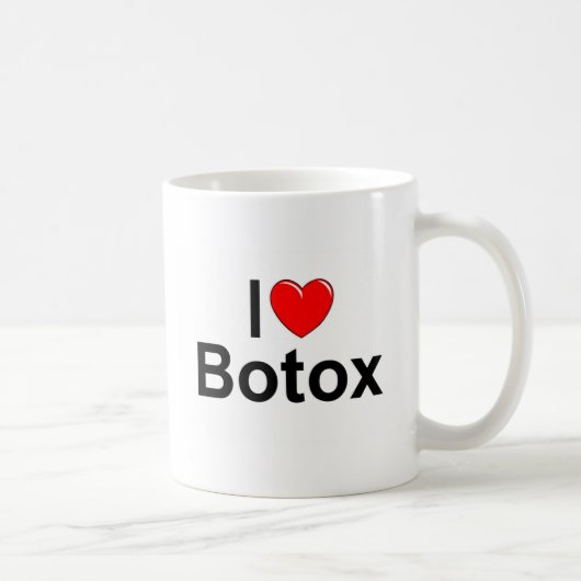I Love (Heart) Botox Koffiemok (Rechts)
