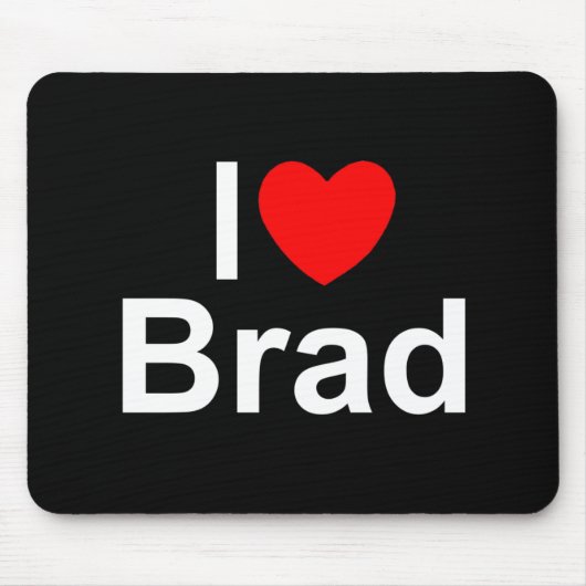 I Love (Heart) Brad Muismat (Voorkant)