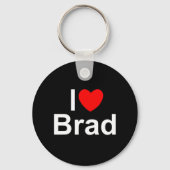 I Love (Heart) Brad Sleutelhanger (Voorkant)