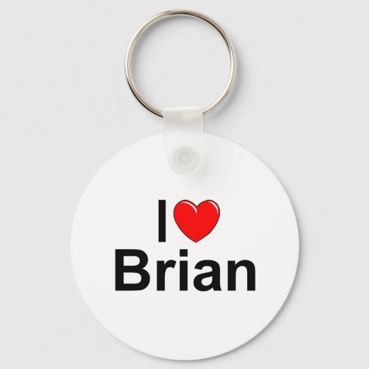 I Love (Heart) Brian Sleutelhanger (Voorkant)
