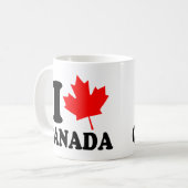 I Love Heart Canada Koffiemok (Voorkant links)