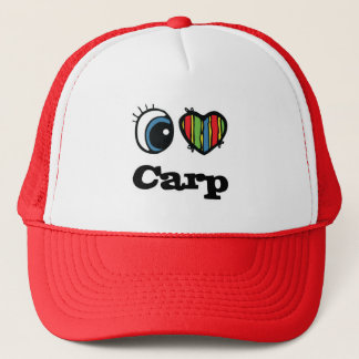 I Love (Heart) Carp Trucker Pet