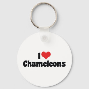 I Love Heart Chameleons - Lizard Lover Sleutelhanger