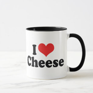 I Love Heart Cheese - Dairy Lover Mok