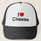 I Love (Heart) Cheese Trucker Pet (Voorkant)