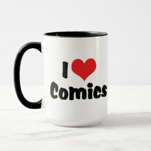 I Love Heart Comics - Stripboekliefhebber Mok