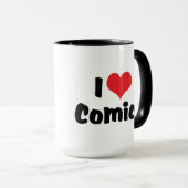 I Love Heart Comics - Stripboekliefhebber Mok (Voorkant rechts)