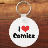 I Love Heart Comics - Stripboekliefhebber Sleutelhanger (Voorkant)