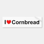 I Love (Heart) CornBrood Bumpersticker (Voorkant)