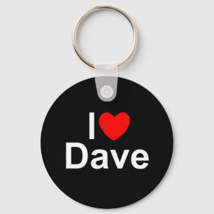 I Love (Heart) Dave Sleutelhanger