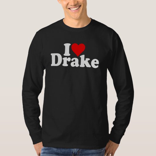 I LOVE HEART DRAKE T-SHIRT (Voorkant)