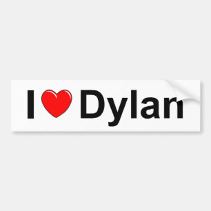 I Love (Heart) Dylan Bumpersticker