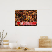 I Love (Heart) Fried Grasshopper Poster (Keuken)