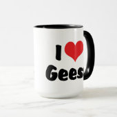 I Love Heart Gese - Goose Lover Mok (Voorkant rechts)
