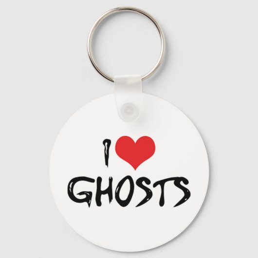 I Love Heart Ghosts - Supernatural Ghost Hunting Sleutelhanger (Voorkant)