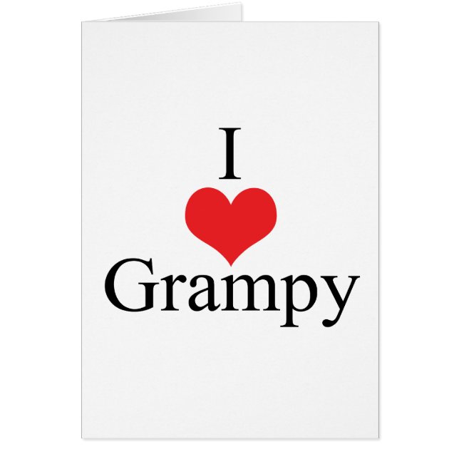 I Love (Heart) Grampy (Voorkant)