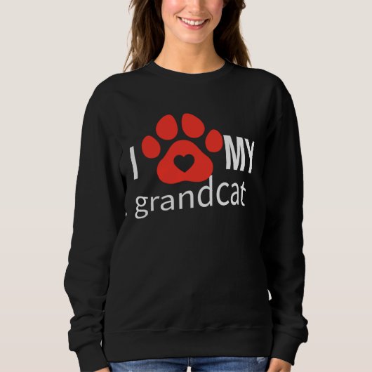 I love Heart Grandcat Trui (Voorkant)