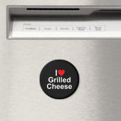 I Love (Heart) Grilled Cheese Magneet (Insitu (Vaatwasser))