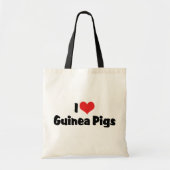 I Love Heart Guinee Pigs Tote Bag (Voorkant)