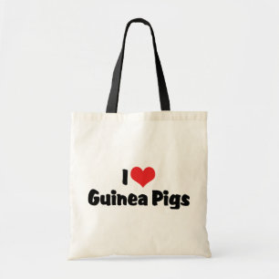 I Love Heart Guinee Pigs Tote Bag