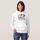 I Love/Heart Horses Hoodie (Voorkant volledig)