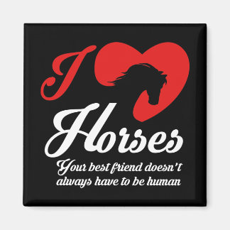 I Love/Heart Horses Magneet