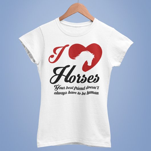 I Love/Heart Horses T-shirt