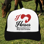 I Love/Heart Horses Trucker Pet<br><div class="desc">I Love/Heart Horses</div>