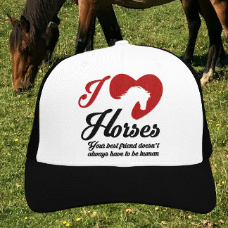 I Love/Heart Horses Trucker Pet