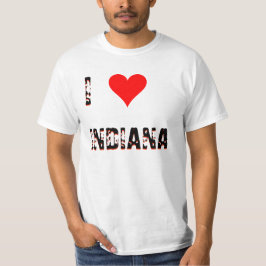 I Love (Heart) Indiana T-shirt