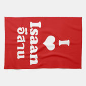I Love (Heart) Isaan Theedoek (Horizontaal)
