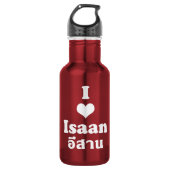 I Love (Heart) Isaan Waterfles (Voorkant)