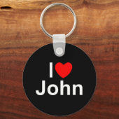 I Love (Heart) John Sleutelhanger (Voorkant)