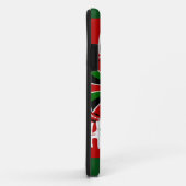 I Love Heart Kenya: dynamische vlagkunst Case-Mate iPhone Case (Achterkant/rechts)