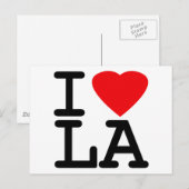 I Love Heart LA Briefkaart (Voorkant / Achterkant)