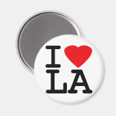 I Love Heart LA Magneet (Voorkant / Achterkant)