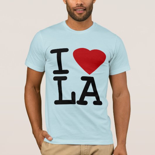 I Love Heart LA T-shirt (Voorkant)