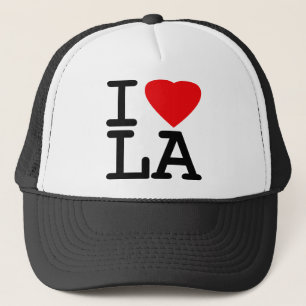 I Love Heart LA Trucker Pet