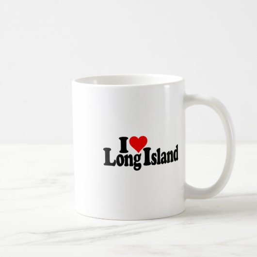 I Love Heart Long Island beroemd gemaakt door 1 Koffiemok (Rechts)