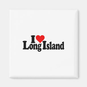 I Love Heart Long Island beroemd gemaakt door 1 Magneet