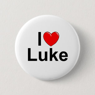 I Love (Heart) Luke Ronde Button 5,7 Cm
