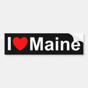I Love (Heart) Maine Bumpersticker
