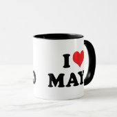 I Love Heart Mayo - Mayonnaise Lover Mok (Voorkant rechts)