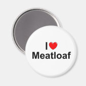 I Love (Heart) Meatloaf Magneet (Voorkant / Achterkant)