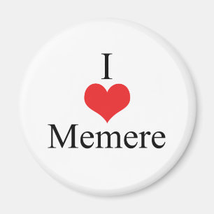 I Love (Heart) Memere Magneet