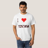I Love (Heart) MONTANA T-shirt (Voorkant volledig)